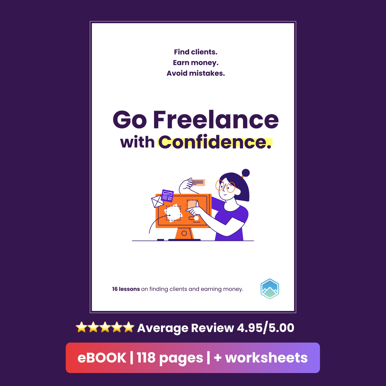 Thumbnail showing the ebook 'Go Freelance With Confidence'